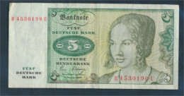 BRD Rosenbg: 285a, Serien: B/ Q-Z Gebraucht (III) 1980 5 Deutsche Mark (10288356 - 5 DM