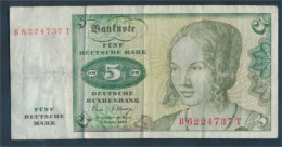 BRD Rosenbg: 285a, Serien: B/ Q-Z Gebraucht (III) 1980 5 Deutsche Mark (10288357 - 5 DM