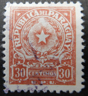 Paraguay 1946 1956 (1) Coat Of Arms U.P.U. Inscribed Below - Paraguay