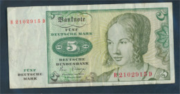 BRD Rosenbg: 285a, Serien: R/ A-E Gebraucht (III) 1980 5 Deutsche Mark (10288355 - 5 DM