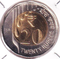 INDIA COIN LOT 440, 20 RUPEES 2020, RAIN DROPS, BOMBAY MINT, UNC - India