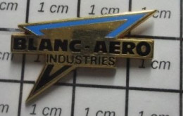 912e Pin's Pins / Beau Et Rare /  MARQUES / BLANC-AERO INDUSTRIES - Merken