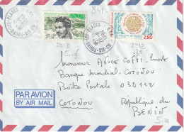 CAD 83  SIX FOURS LES PLAGES   / N° 2912    + N° 2913       POUR  COTONOU  REPUBLIQUE  DU  BENIN - Manual Postmarks