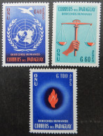 Paraguay 1960 (2) Airmail Universal Declaration Of Human Rights By UN - Paraguay