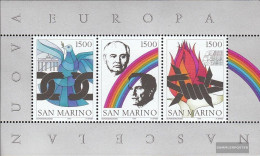 San Marino Block14 (complete Issue) Unmounted Mint / Never Hinged 1991 Birth Of New Europe - Blocks & Sheetlets