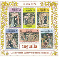 ANGUILLA Block 12,unused (*) Easter 1976,hinged - Anguilla (1968-...)