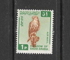 Saudi Arabia 1P Falcon 1968 MNH - Arabia Saudita