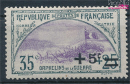 Frankreich 148 Mit Falz 1922 Kriegswaisen (10391144 - Unused Stamps