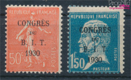 Frankreich 249-250 (kompl.Ausg.) Mit Falz 1930 Int.Arbeitsamt (10391153 - Ungebraucht