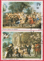 N° Yvert & Tellier 728 Et 729 - Sao Tomé-et-Principe (1983) (Oblitéré) - Hommage à Rubens (Cf Descriptif) - Sao Tome Et Principe