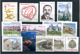 RC 27647 FRANCE 2012 LOT DE TIMBRES EN EURO A LA FACIALE 7,97€ NEUFS ** MNH TB - Neufs