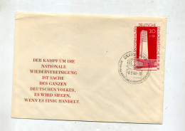 Lettre Cachet Oranienbueg Monument - Cartas & Documentos