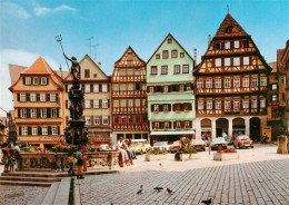 73946278 Tuebingen Eberhard Karls Universitaet Marktplatz Mit Marktbrunnen - Tuebingen