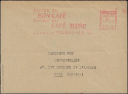 France 1947. Empreinte De Machine à Affranchir. Buvez Du Bon Café, Buvez Du Café Biéc - Sonstige & Ohne Zuordnung