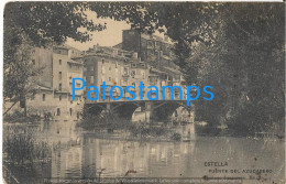 229029 SPAIN ESPAÑA ESTELLA FORAL DE NAVARRA BRIDGE PUENTE DEL AZUCARERO BREAK POSTAL POSTCARD - Other & Unclassified