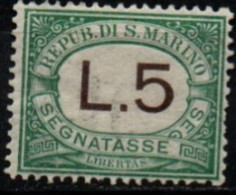 SAINT-MARIN 1924 * - Impuestos