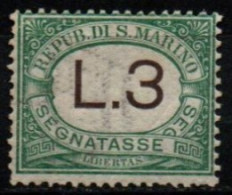 SAINT-MARIN 1924 * PLI-CREASE - Portomarken