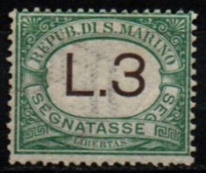 SAINT-MARIN 1924 * PLI-CREASE - Timbres-taxe