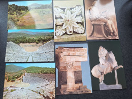 Carnet De 16 CPAS Epidaurus - "the Sanctuary And The Museum" - Grèce