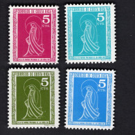 2030082056 1967 (XX) SCOTT RA33 RA36 POSTFRIS MINT NEVER HINGED - POSTAL TAX STAMPS - Costa Rica