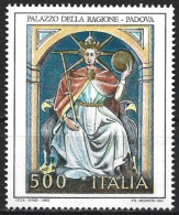 Italy 1989. Scott #1768 (U) King With Specter And Orb, Palazzo Della Ragione, Padova - 1981-90: Gebraucht