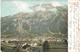 Suisse Ennenda Mit Dem Schilt CPA + Timbre Cachet 1905 - Ennenda