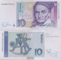 FRD (FR.Germany) Rosenbg: 292a Series: AG Uncirculated 1989 10 German Mark - 10 Deutsche Mark