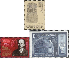Soviet Union 5553,5554,5555 (complete Issue) Unmounted Mint / Never Hinged 1985 Baron, Lenin, Teleskop - Unused Stamps