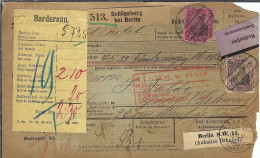 ALLEMAGNE Ca.1902: Bulletin D'Expédition CR De Schöneberg Bei Berlin Pour Genève (Suisse) - Briefe U. Dokumente