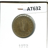 1 SCHILLING 1972 AUSTRIA Coin #AT632.U.A - Oesterreich