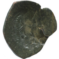 Authentic Original Ancient BYZANTINE EMPIRE Trachy Coin 0.9g/24mm #AG616.4.U.A - Byzantine