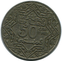 50 CENTIMES ND 1921 MARRUECOS MOROCCO Yusuf (1921-1924) Moneda #AH669.3.E.A - Marokko