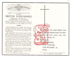 DP Hector Schevernels ° Belsele Sint- Niklaas 1883 † 1955 X Joanna Maria Van Osselaer // Van Buynder Joos - Andachtsbilder