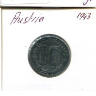 10 GROSCHEN 1948 AUTRICHE AUSTRIA Pièce #AT531.F.A - Oostenrijk