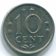 10 CENTS 1970 ANTILLAS NEERLANDESAS Nickel Colonial Moneda #S13329.E.A - Antilles Néerlandaises