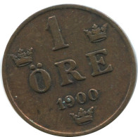 1 ORE 1900 SUÈDE SWEDEN Pièce #AD262.2.F.A - Sweden