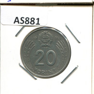 20 FORINT 1984 HUNGARY Coin #AS881.U.A - Hongarije