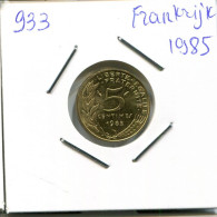 5 CENTIMES 1985 FRANCIA FRANCE Moneda #AN027.E.A - 5 Centimes