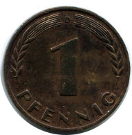 1 PFENNIG 1950 D BRD DEUTSCHLAND Münze GERMANY #AW960.D.A - 1 Pfennig