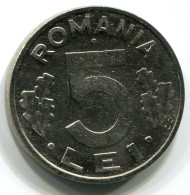 5 LEI 1992 ROMÁN OMANIA UNC Eagle Coat Of Arms V.G Mark Moneda #W11330.E.A - Romania