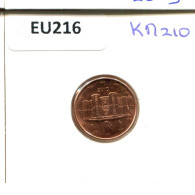 1 EURO CENT 2010 ITALIA ITALY Moneda #EU216.E.A - Italia