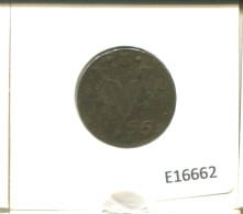 1755 UTRECHT VOC DUIT NETHERLANDS INDIES NEW YORK COLONIAL PENNY #E16662.8.U.A - Nederlands-Indië