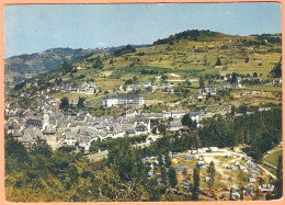 Ppgf/ CPSM Grand Format - AVEYRON - ENTRAYGUES SUR TRUYERE - VUE GÉNÉRALE ET CAMPING AU 1ER PLAN - Autres & Non Classés