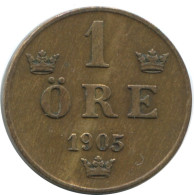 1 ORE 1905 SUÈDE SWEDEN Pièce #AD295.2.F.A - Sweden