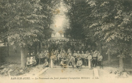 10)   BAR Sur AUBE  - La Promenade Du Jard Pendant L'occupation Militaire - Bar-sur-Aube