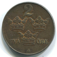 2 ORE 1948 SWEDEN Coin #WW1080.U.A - Zweden