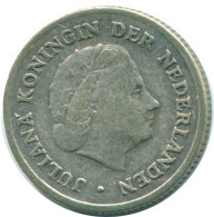 1/10 GULDEN 1954 NIEDERLÄNDISCHE ANTILLEN SILBER Koloniale Münze #NL12045.3.D.A - Niederländische Antillen
