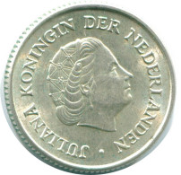 1/4 GULDEN 1962 ANTILLAS NEERLANDESAS PLATA Colonial Moneda #NL11169.4.E.A - Antilles Néerlandaises