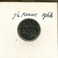 1/2 FRANC 1966 FRANCE Coin #AR339.U.A - 1/2 Franc