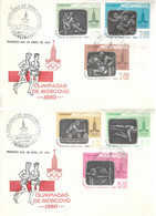 MOZAMBIQUE 1980 Olympic Games Moscow FDC - Mozambique